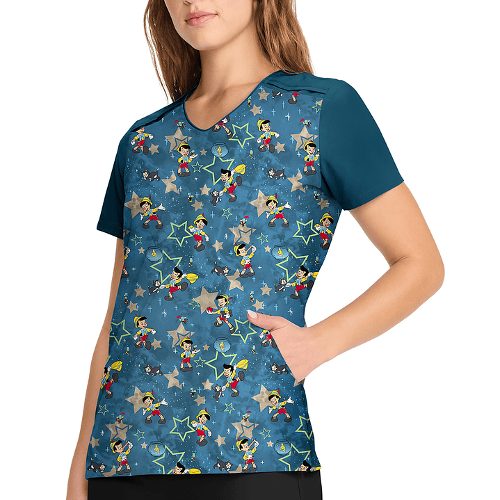 Top Diseño Mujer con Cuello en V TF639 3