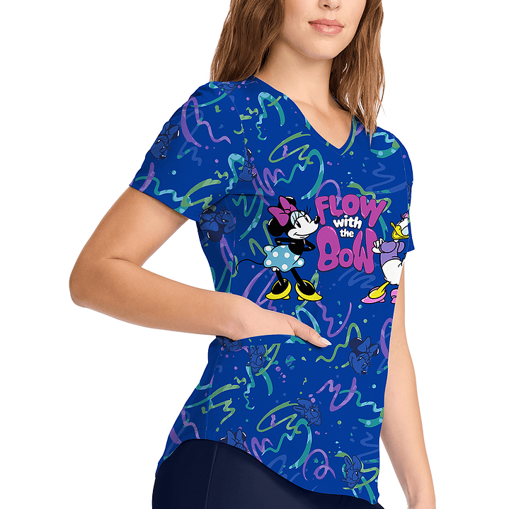 Top Diseño Mujer Con Cuello en V TF737 4