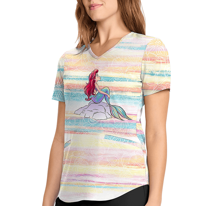 Top Diseño Mujer Con Cuello en V TF737 12