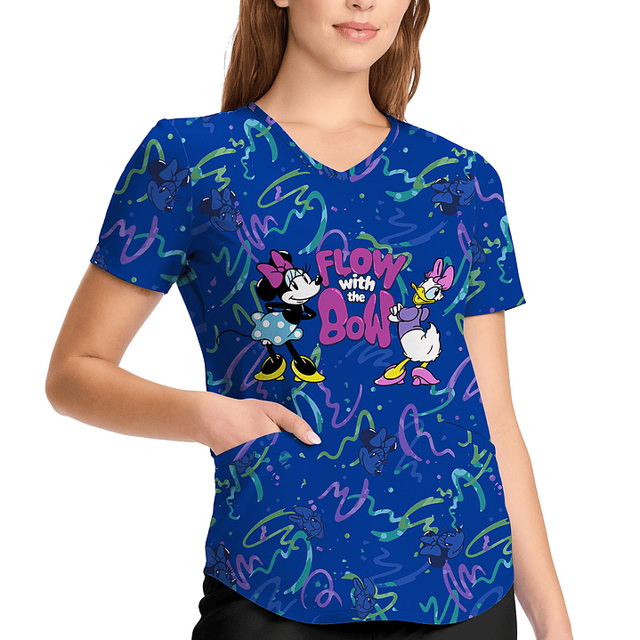 Top Diseño Mujer Con Cuello en V TF737 2