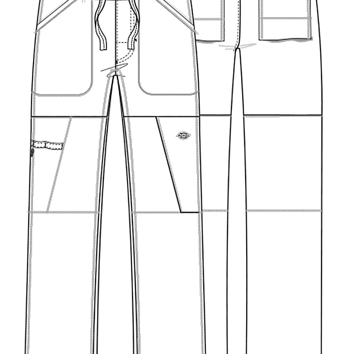 Pantalón Hombre Cargo con Cierre DK110 24