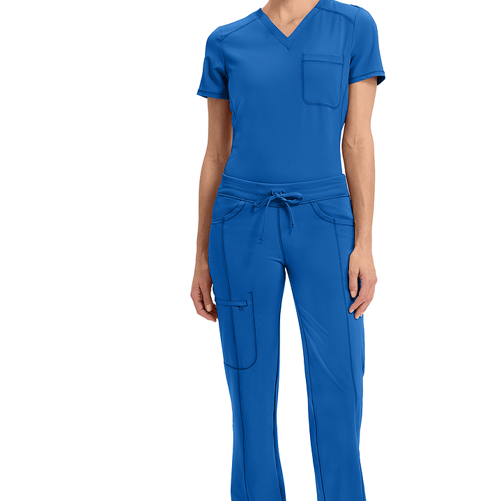 Pantalón Mujer de Pierna Recta con Cordón Ajustable 1123A 12