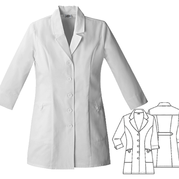 Delantal Blanco Dickies 84407 3