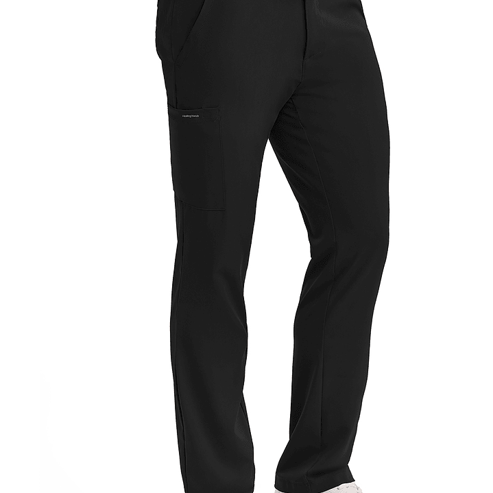 Pantalón Hombre Slim Fit con Cierre y Botón HH9590 3