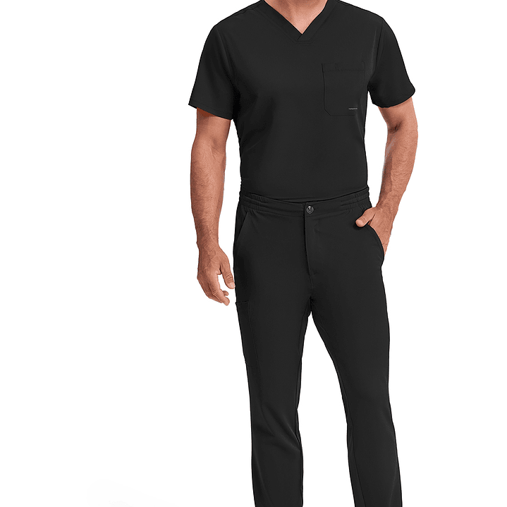 Pantalón Hombre Slim Fit con Cierre y Botón HH9590 2