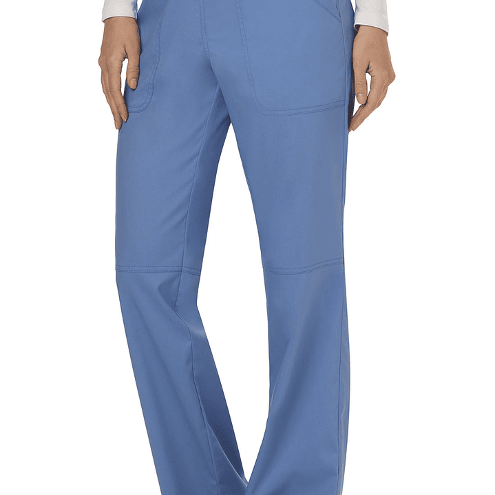 Pantalón Mujer de Tiro Medio y Pierna Recta WW110 14