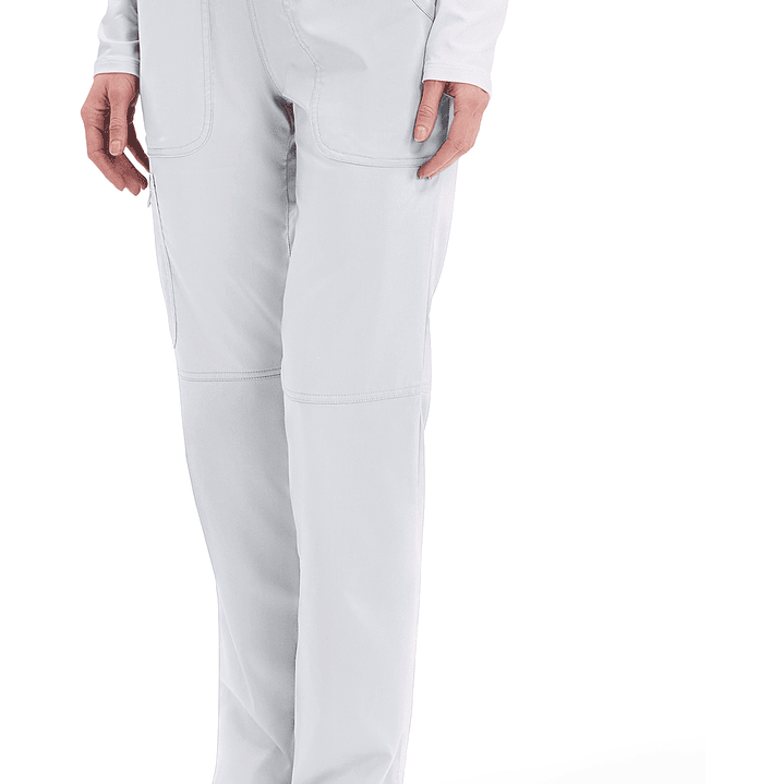 Pantalón Mujer de Tiro Medio y Pierna Recta WW110 31