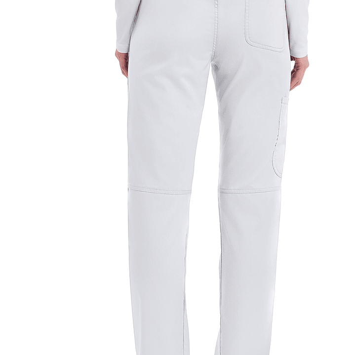 Pantalón Mujer de Tiro Medio y Pierna Recta WW110 32