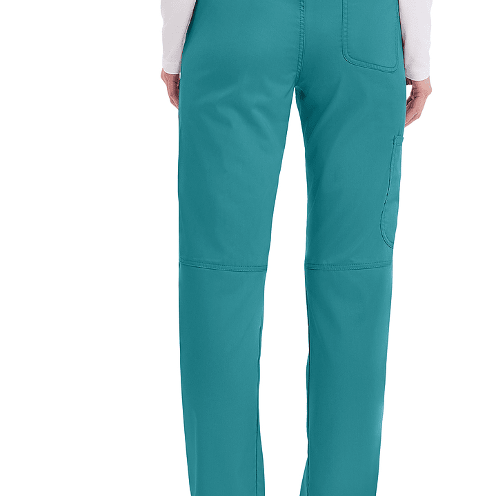 Pantalón Mujer de Tiro Medio y Pierna Recta WW110 35