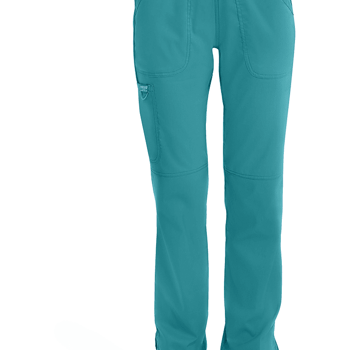 Pantalón Mujer de Tiro Medio y Pierna Recta WW110 33