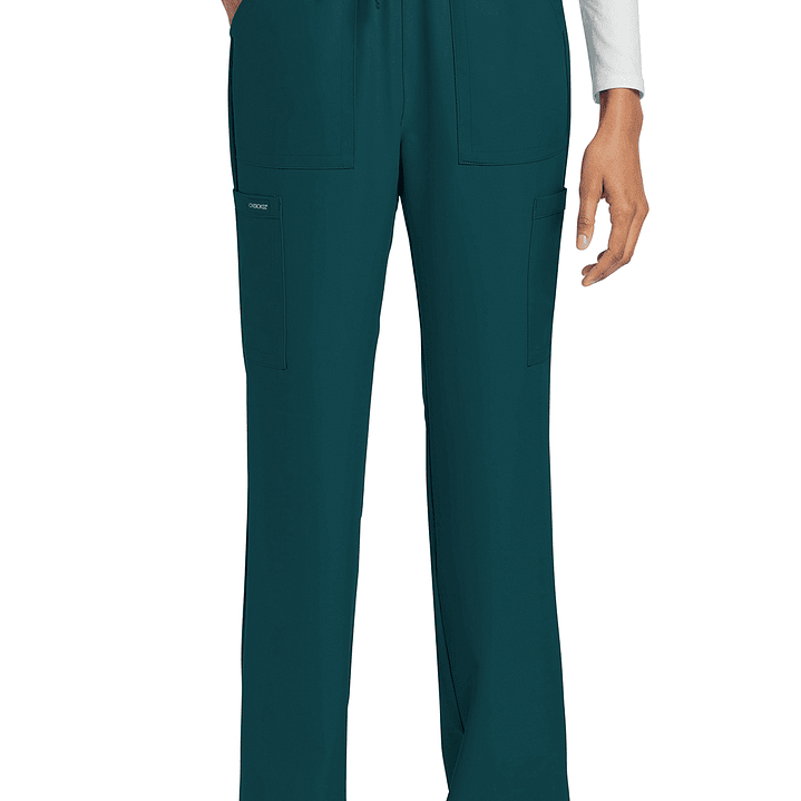 Pantalón Mujer Cargo de Tiro Medio con Cordón Ajustable CK272A 28