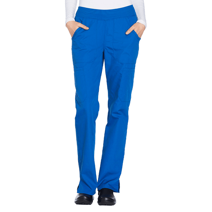 Pantalón Mujer Cargo de Tiro Medio Elasticado WW210 2