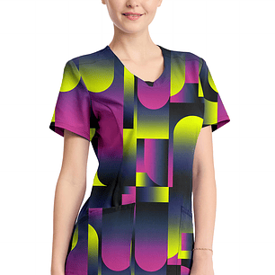 Top Diseño Mujer con Cuello Redondo CK609