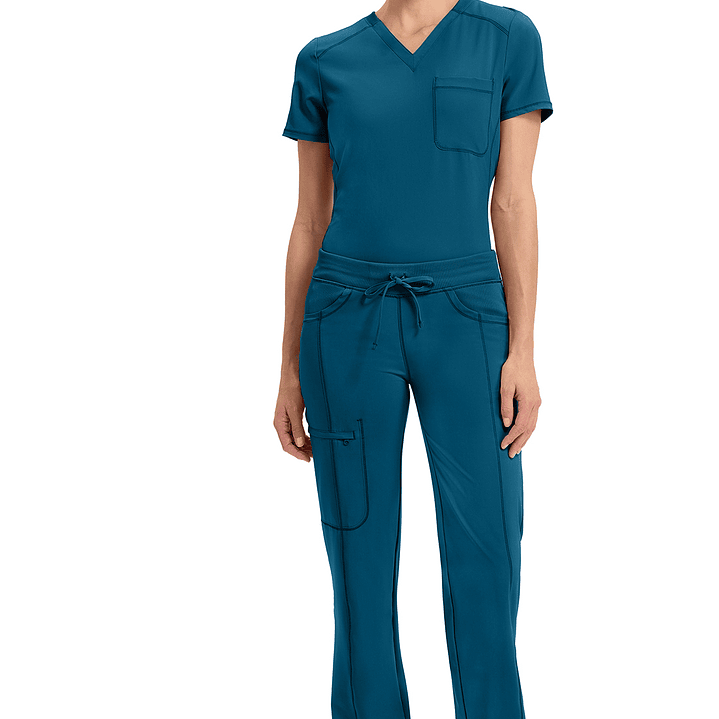 Pantalón Mujer de Pierna Recta con Cordón Ajustable 1123A 22