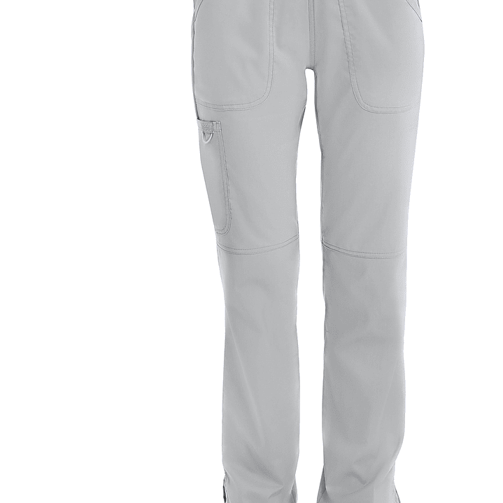 Pantalón Mujer de Tiro Medio y Pierna Recta WW110 38