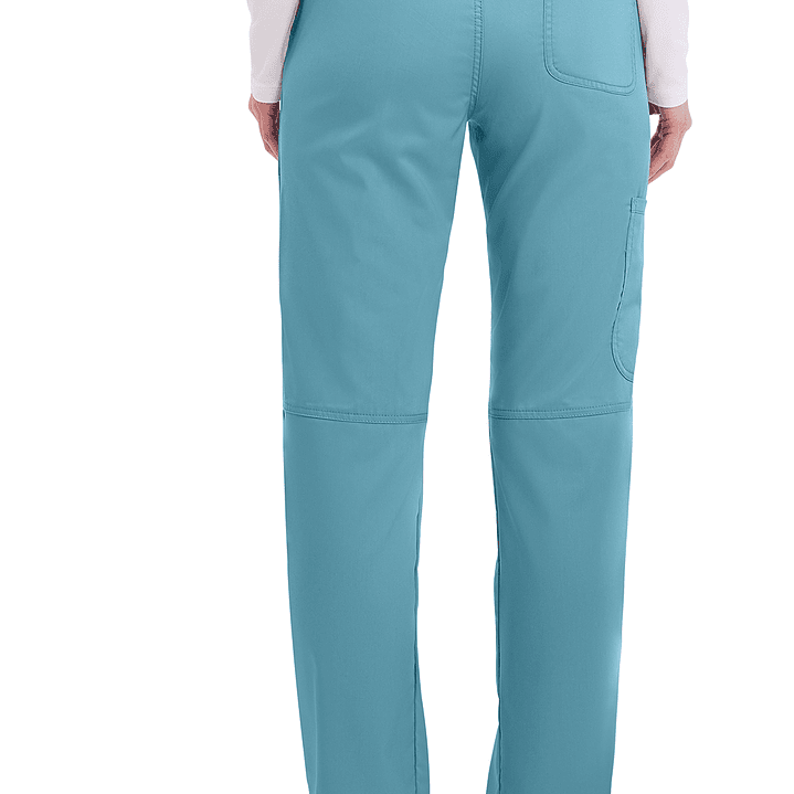 Pantalón Mujer de Tiro Medio y Pierna Recta WW110 43