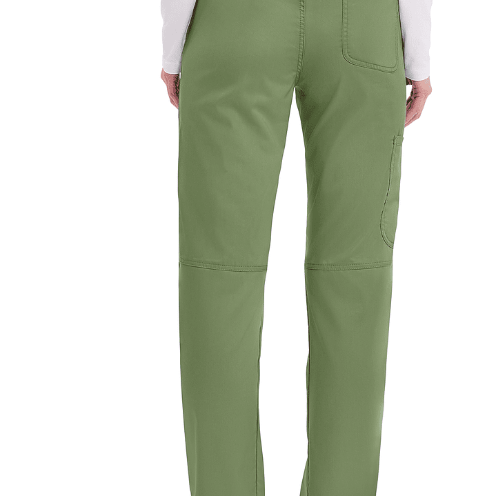 Pantalón Mujer de Tiro Medio y Pierna Recta WW110 46