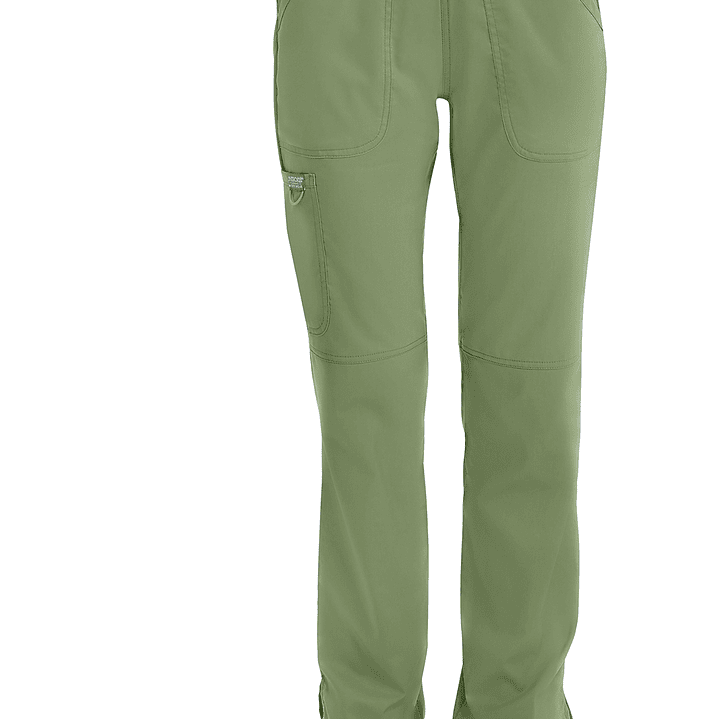 Pantalón Mujer de Tiro Medio y Pierna Recta WW110 44