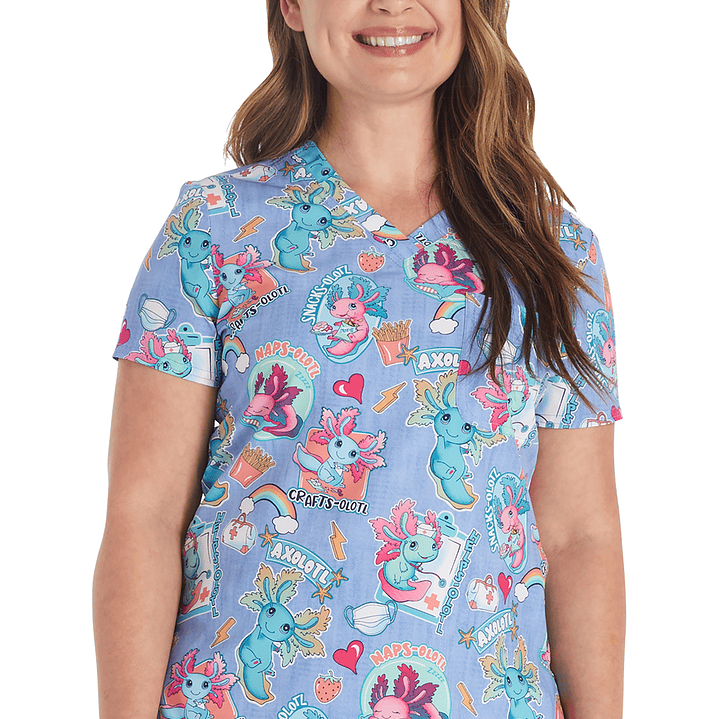 Top Diseño Mujer con Cuello en V CK664 1