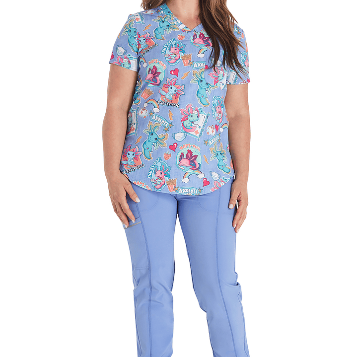 Top Diseño Mujer con Cuello en V CK664 2