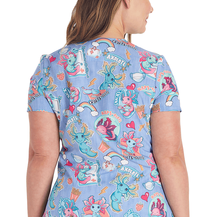 Top Diseño Mujer con Cuello en V CK664 4