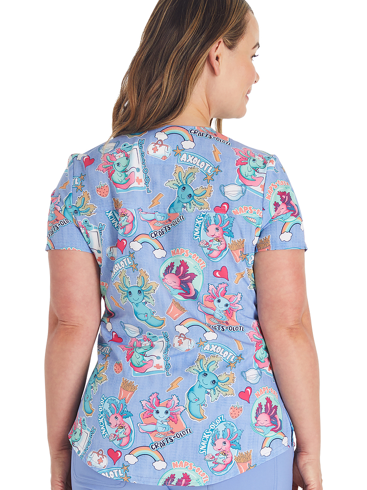 Top Diseño Mujer con Cuello en V CK664 4