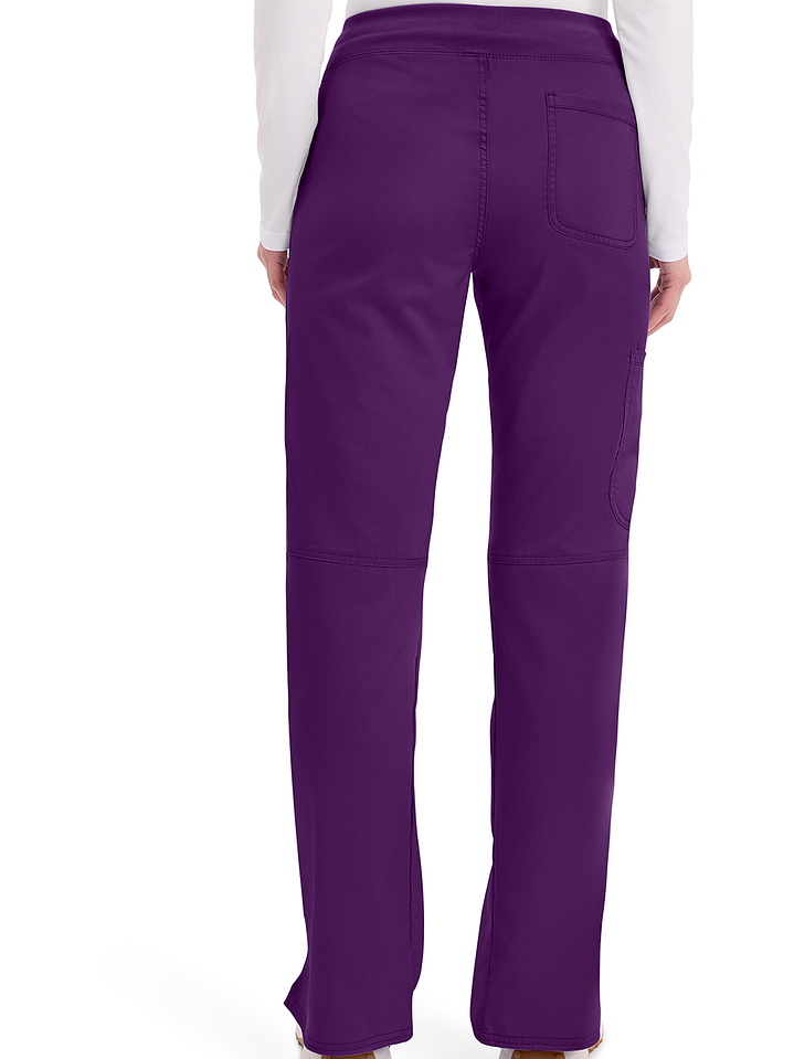 Pantalón Mujer de Tiro Medio y Pierna Recta WW110 48