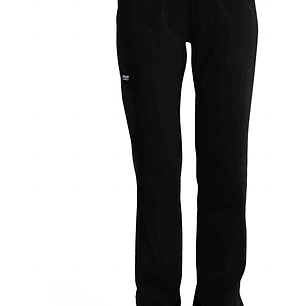 Pantalón Mujer de Tiro Medio y Pierna Recta WW110T