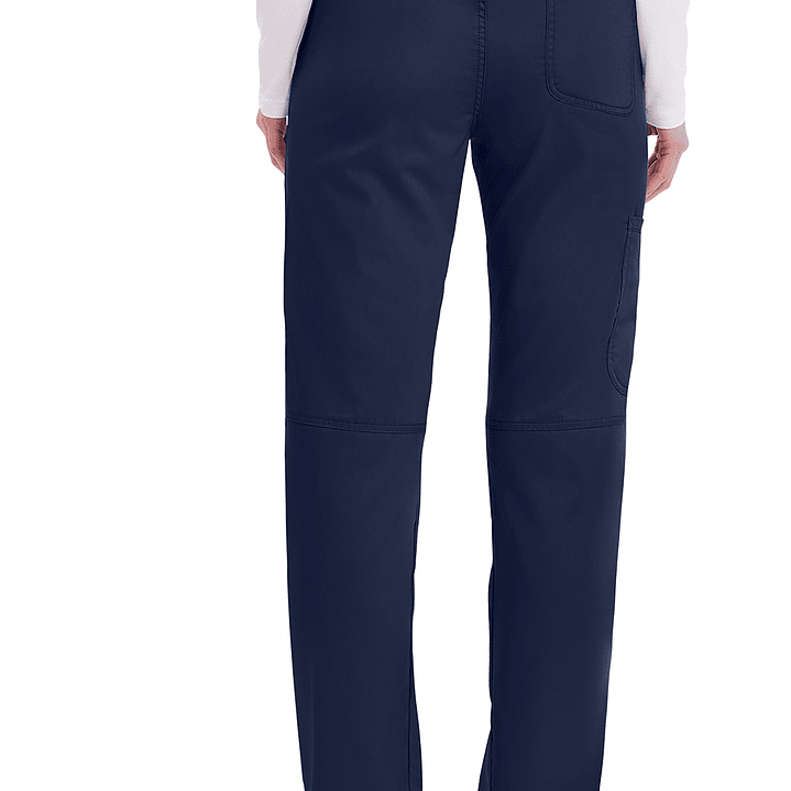 Pantalón Mujer de Tiro Medio y Pierna Recta WW110T 6