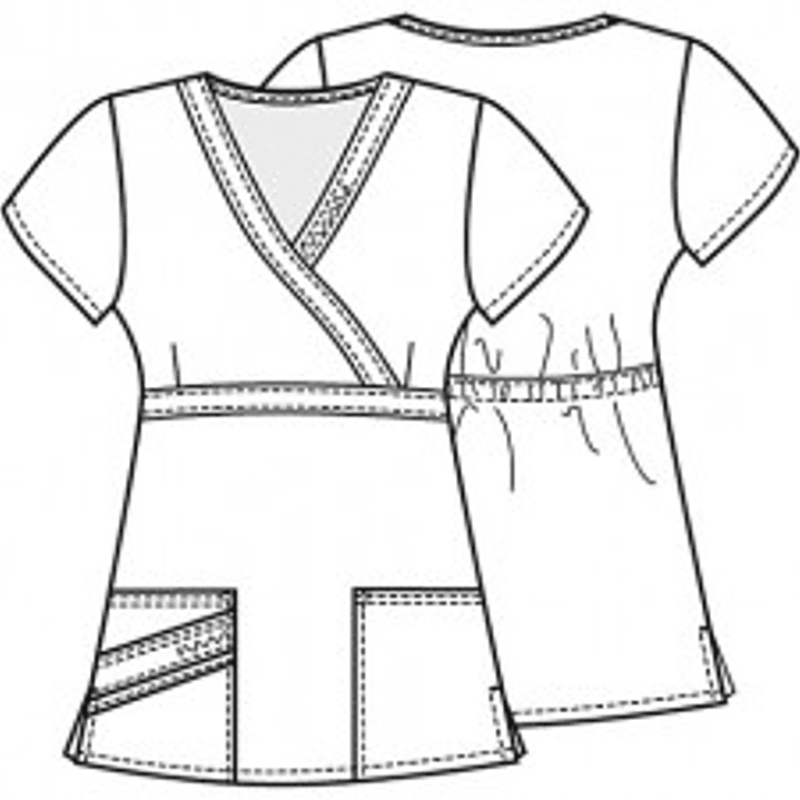 Top mujer con Estilo Cruzado 1841 2