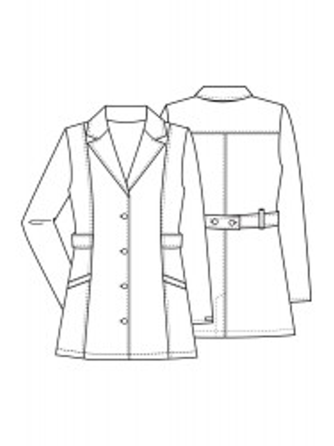 Delantal Blanco Mujer 2316 4