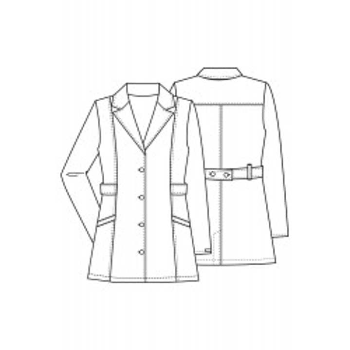 Delantal Blanco Mujer 2316 4