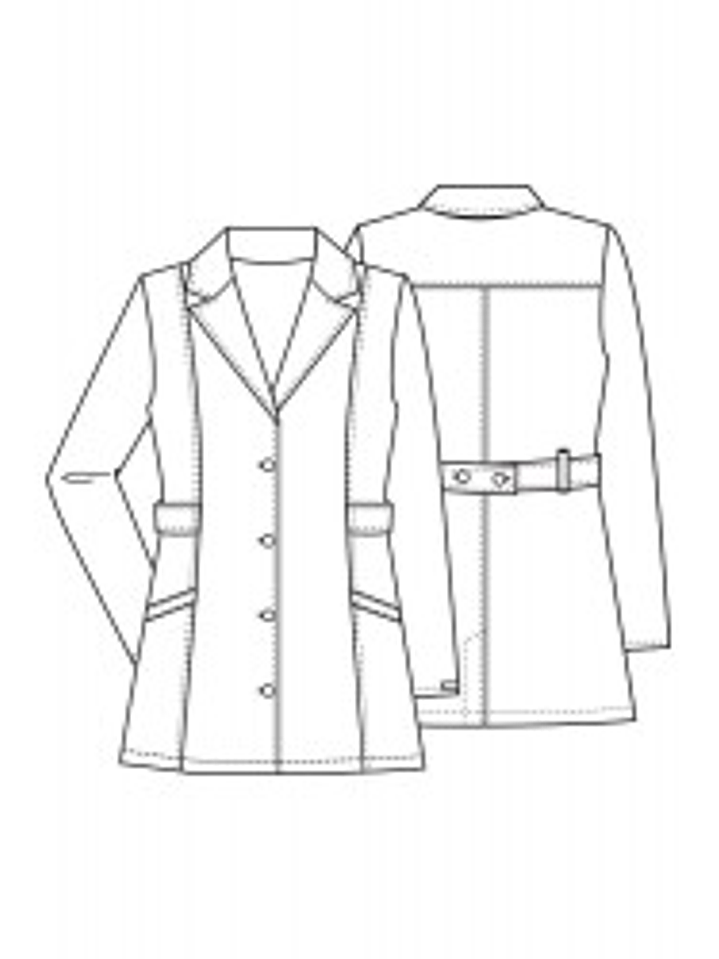 Delantal Blanco Mujer 2316 4