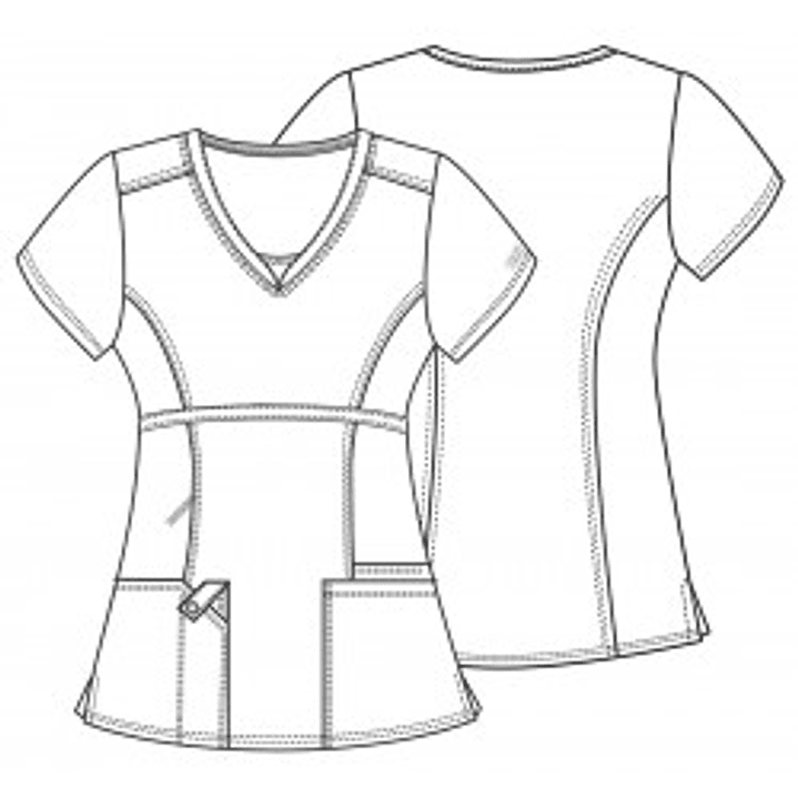 Top Mujer con Cuello en V 24703 6