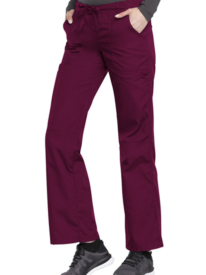 Pantalón Mujer de Tiro Medio y Pierna Recta Con Cordon Ajustable 4020 2