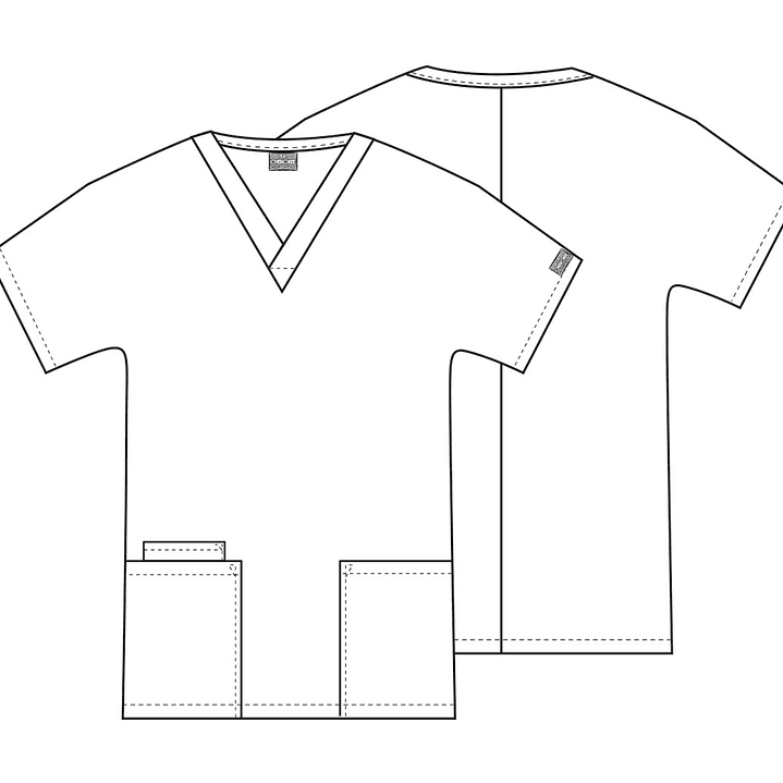 Top Mujer con Cuello en V 4700 13