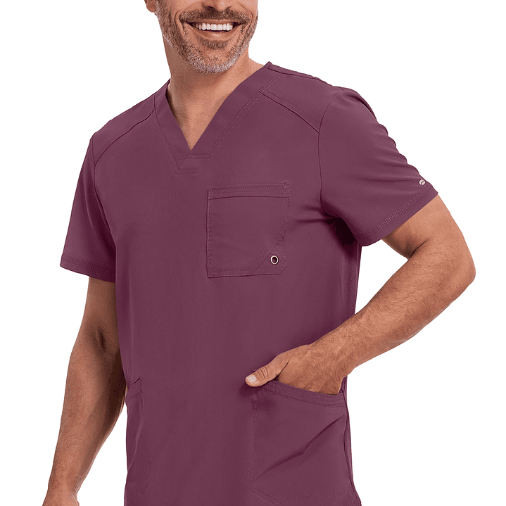 Top Hombre  Infinity con Cuello en V CK900A 23