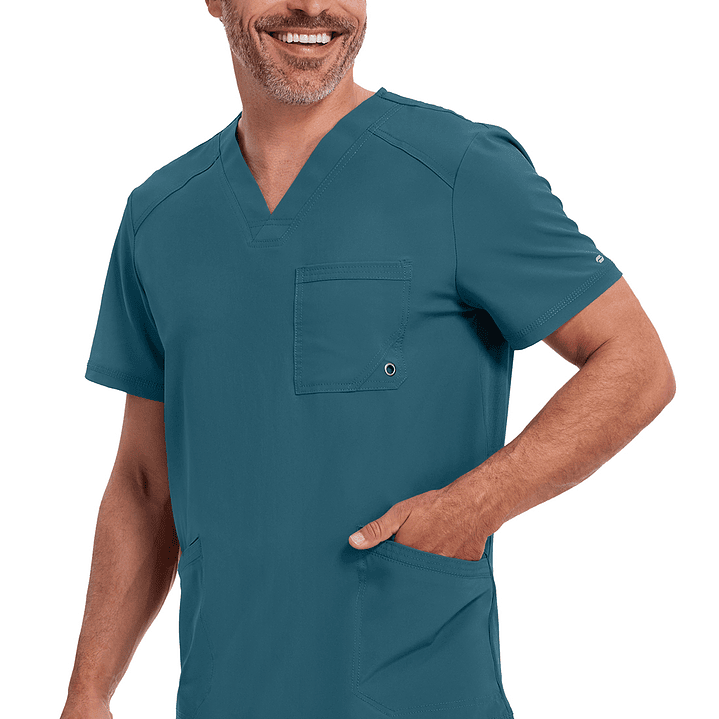 Top Hombre  Infinity con Cuello en V CK900A 27