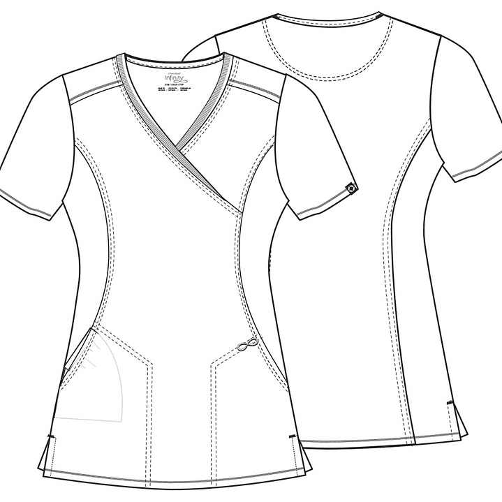 Top Diseño Mujer con Estilo Cruzado CK608 5