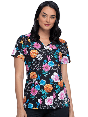 Top Diseño Mujer con Cuello en V CK614