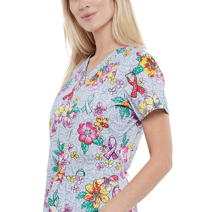 Top Diseño Mujer con Cuello en V CK616 2