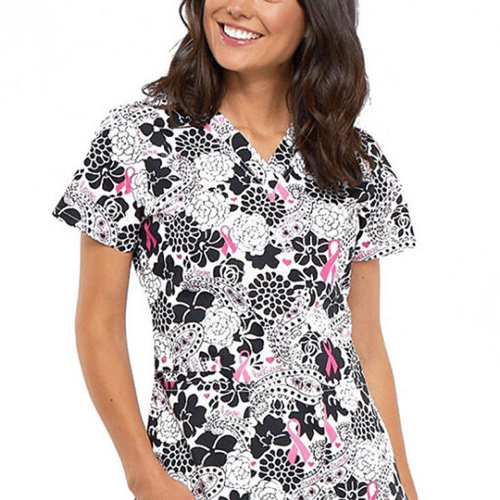 Top Diseño Mujer con Cuello en V CK616 3