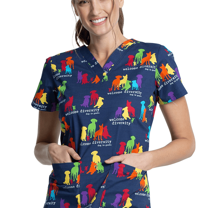 Top Diseño Mujer con Cuello en V CK616 4