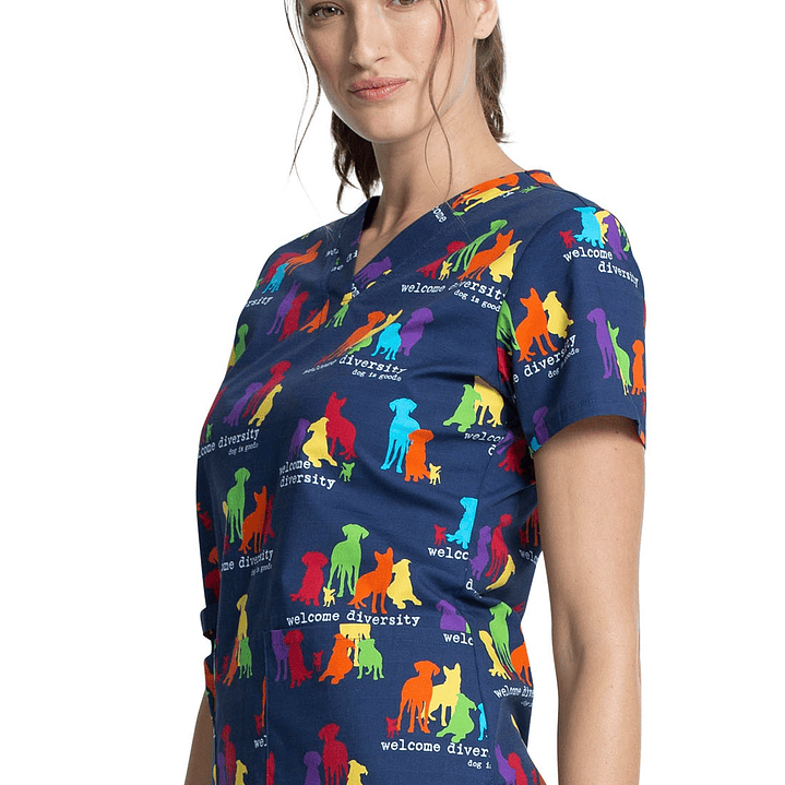 Top Diseño Mujer con Cuello en V CK616 5