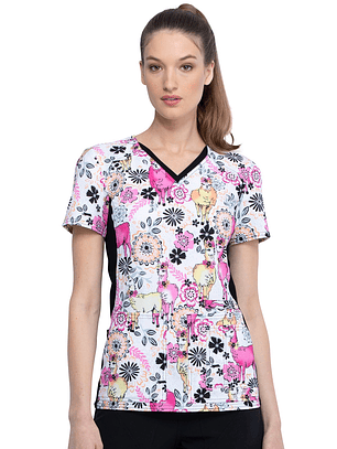 Top Diseño Mujer con Cuello en V CK636