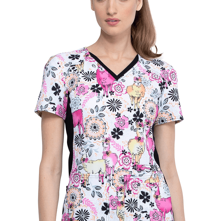 Top Diseño Mujer con Cuello en V CK636 1