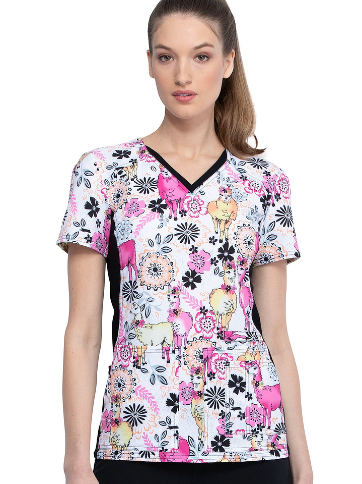 Top Diseño Mujer con Cuello en V CK636 1