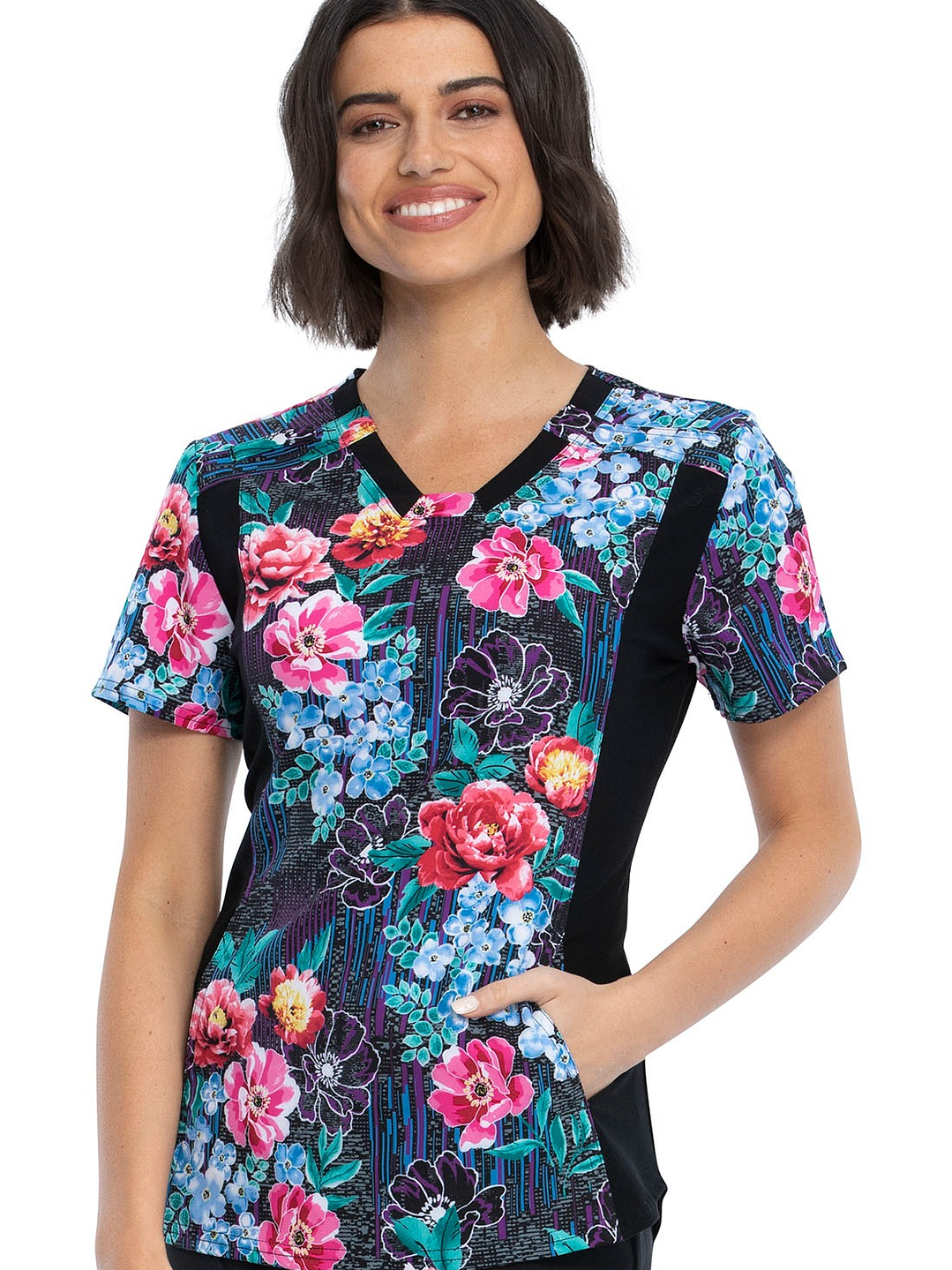 Top Diseño Mujer con Cuello en V CK641 1