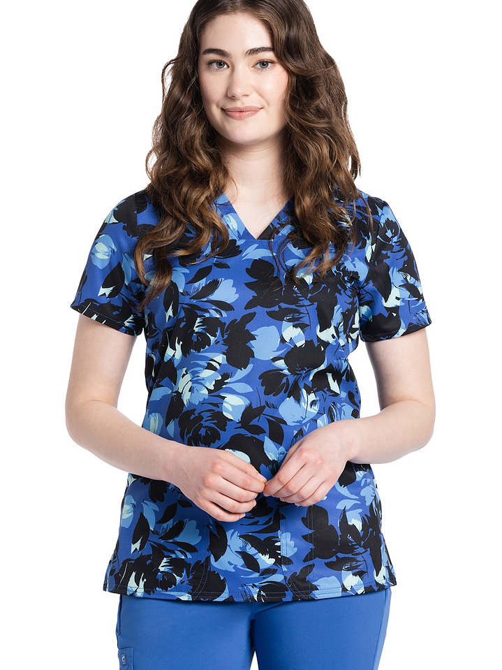 Top Diseño Mujer con Cuello en V CK671 1