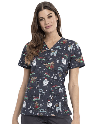 Top Diseño Mujer con Cuello en V CK651